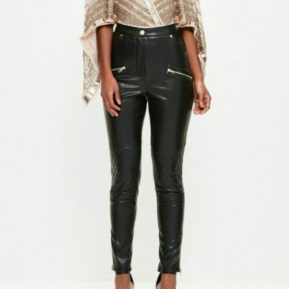 Missguided Peace + Love Vegan Leather Pants